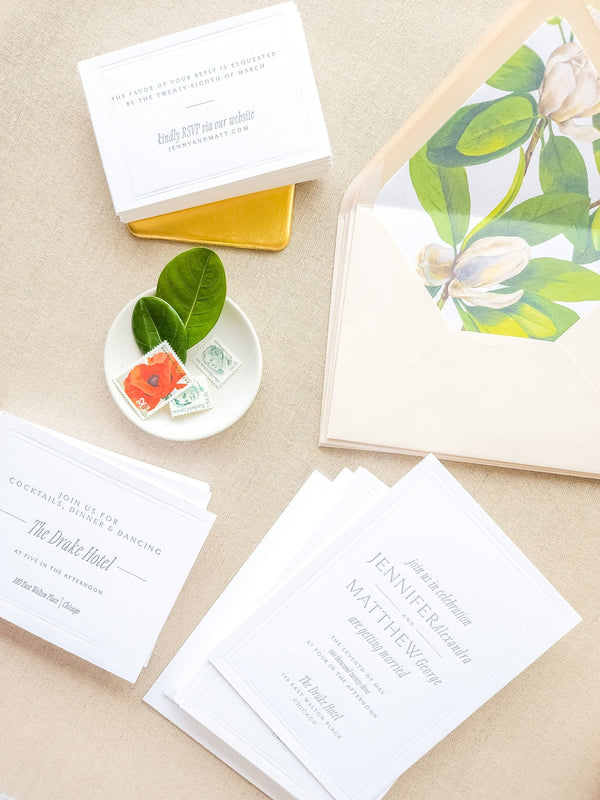 Discover the Timeless Elegance of Letterpress Printing for Luxury Wedding Stationery - Lively House & Home