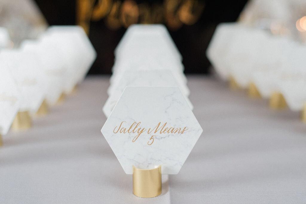 Marble Forward Modern Calligraphy at LondonHouse Chicago - Lively House & Home