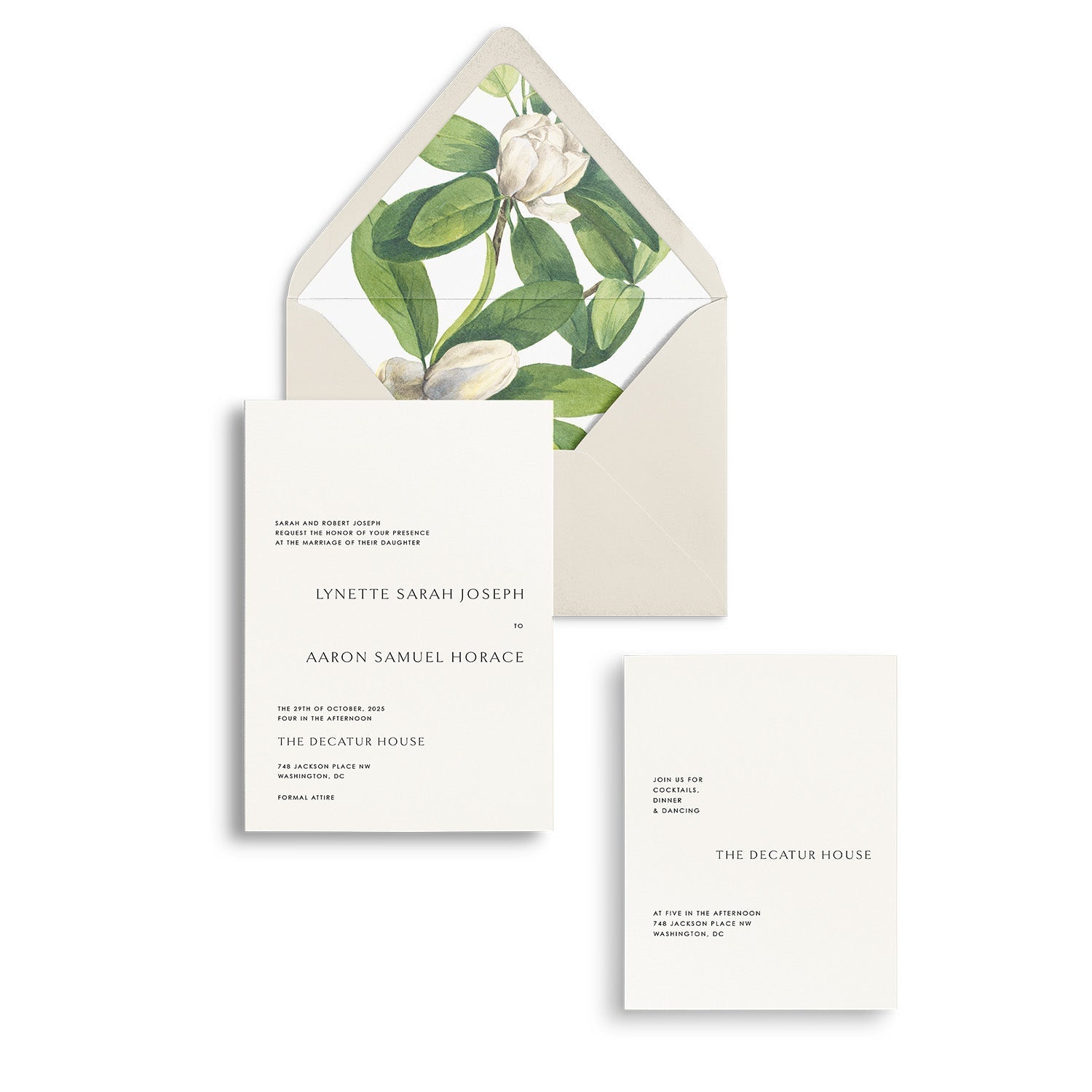 Simple Modern Wedding Invitations – Clean and Elegant - Lively House & Home