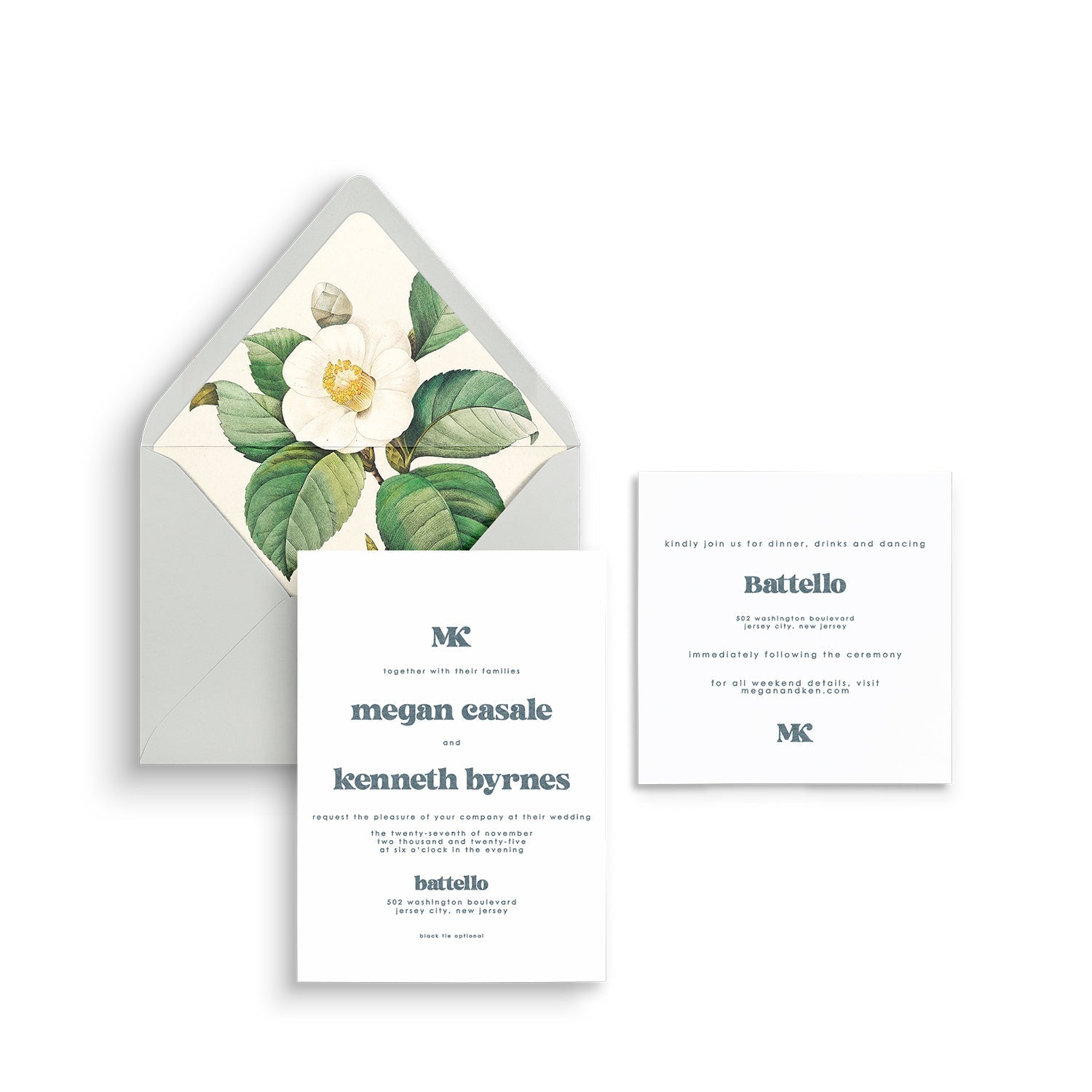 Two-Piece Wedding Invitation Suites - Lively House & Home