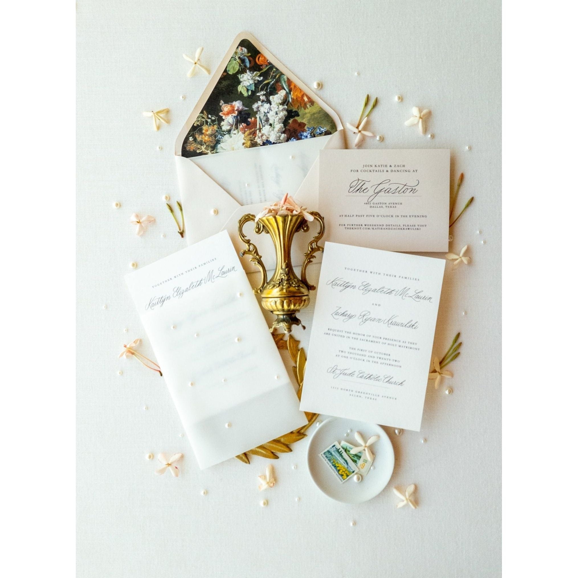 Classic Pearl Wedding Invitations – Elegant, Timeless, and Refined - Lively House & Home