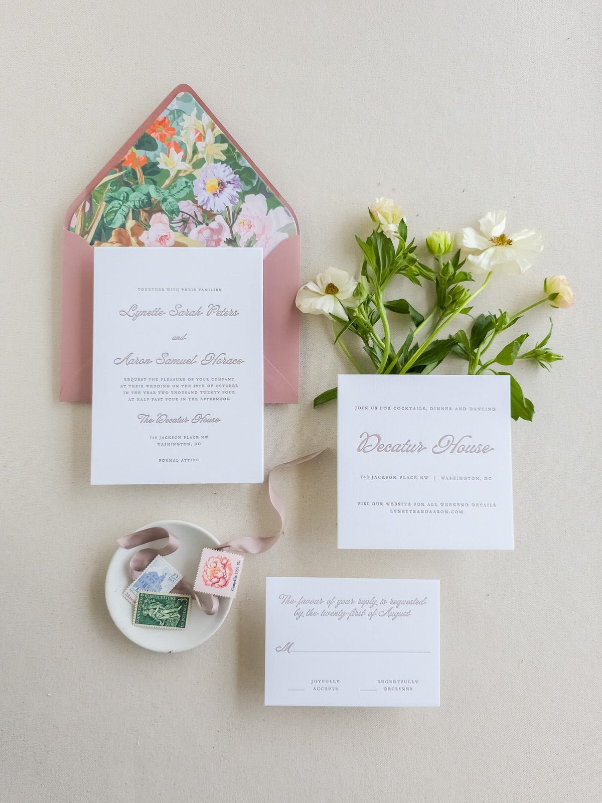 Classic Script Wedding Invitations – Sophisticated, Structured, and Timeless - Lively House & Home