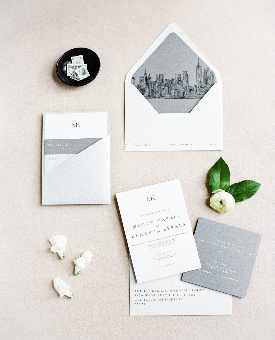 Modern Wedding Invitations - Lively House & Home