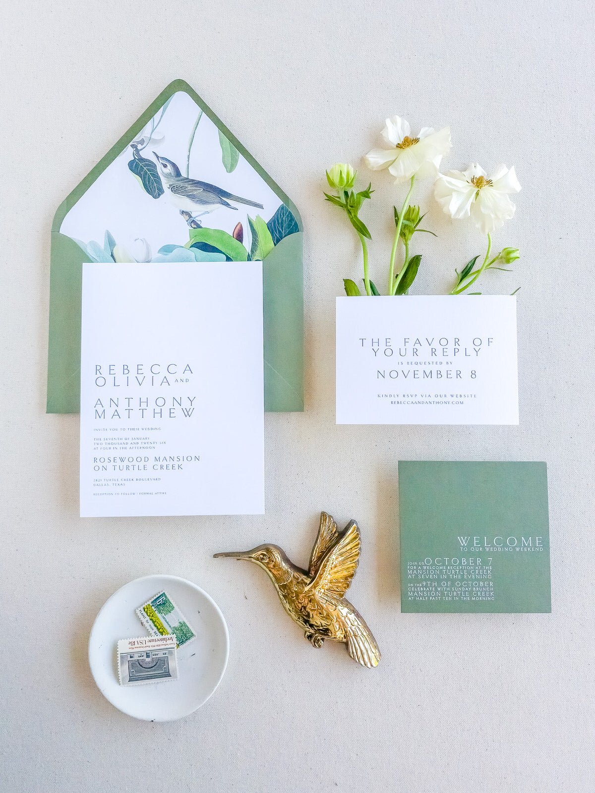 Modern Wedding Invitations - Clean, Simple, and Elegant - Lively House & Home