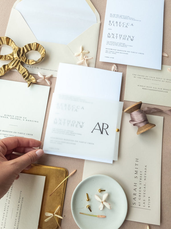 Types of Cardstock for Luxury Wedding Stationery - Lively House & Home