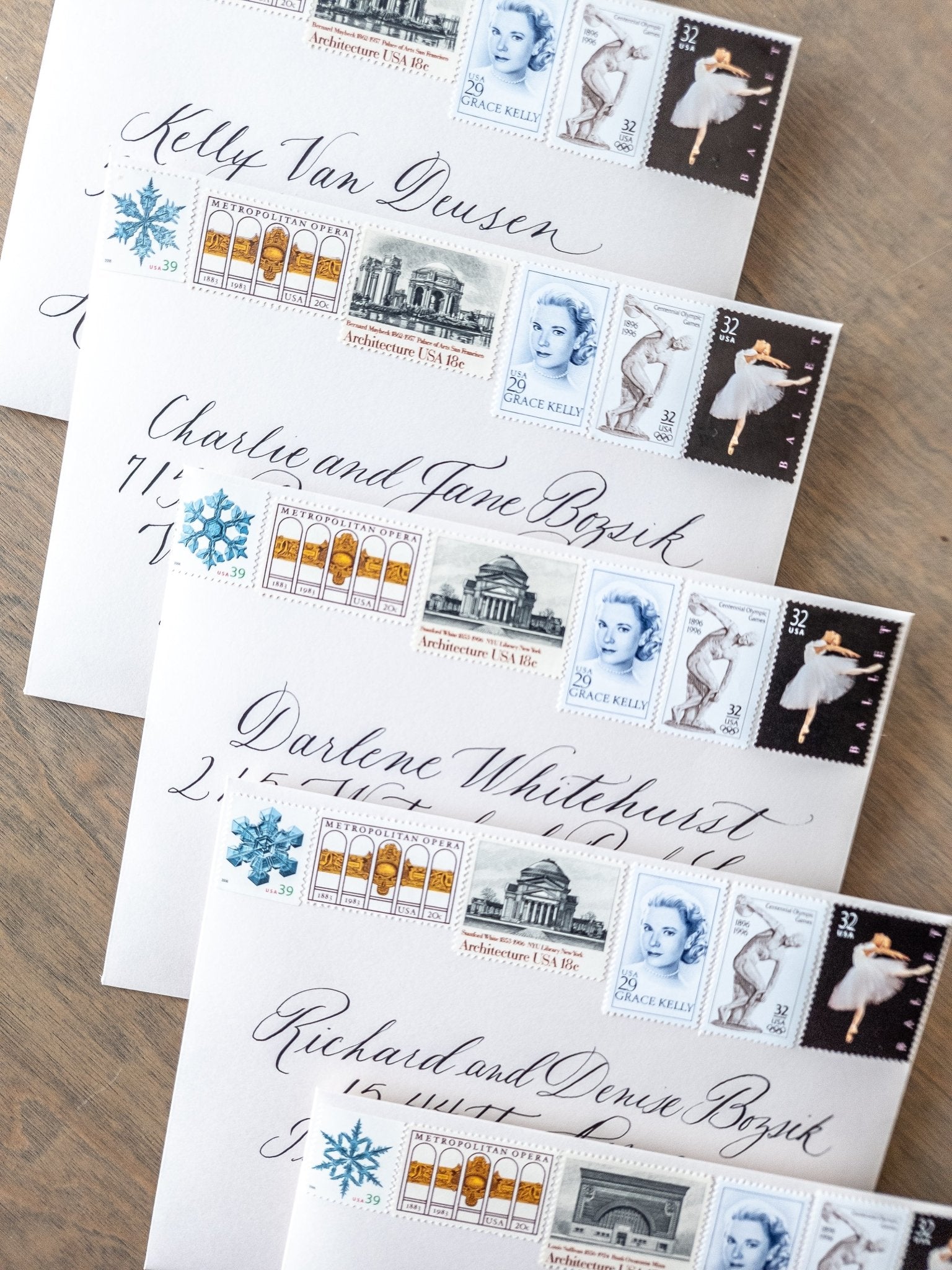 Vintage Postage for Wedding Invitations - Lively House & Home