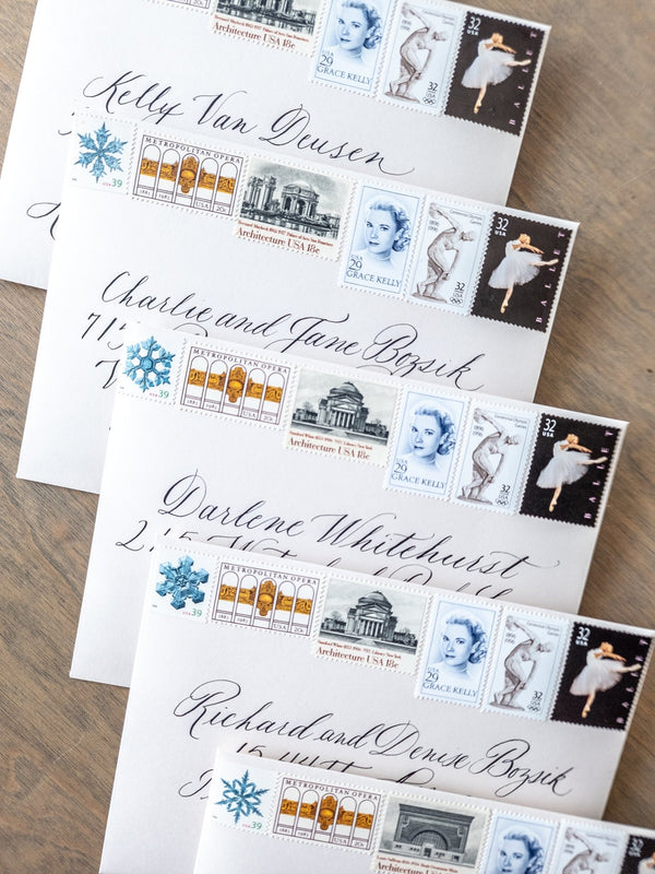 Vintage Postage for Wedding Invitations - Lively House & Home
