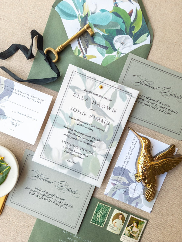 What are semi-custom wedding invitations? - Lively House & Home