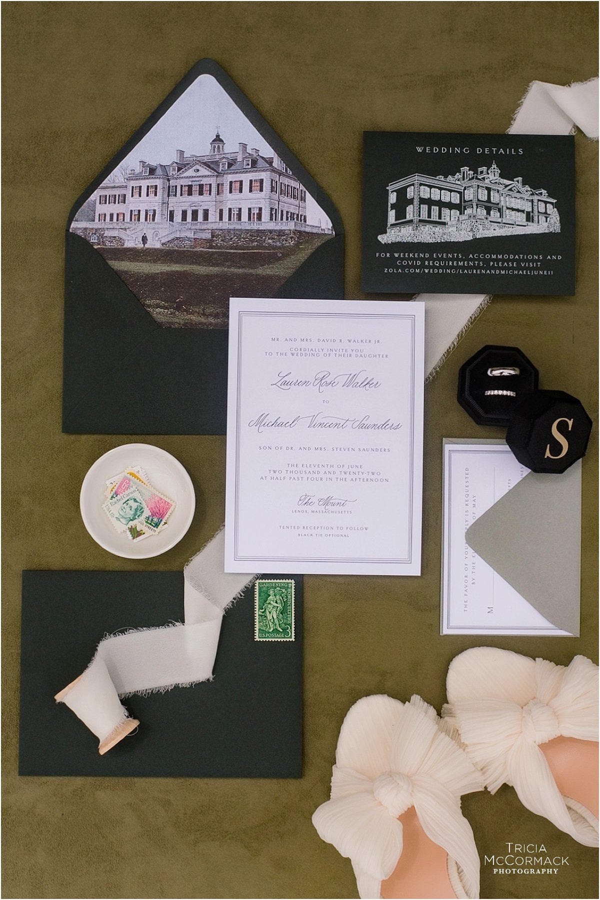Vintage Wedding Invitations, Classic Wedding Invitations, Letterpress Wedding Invitations, Venue Illustration