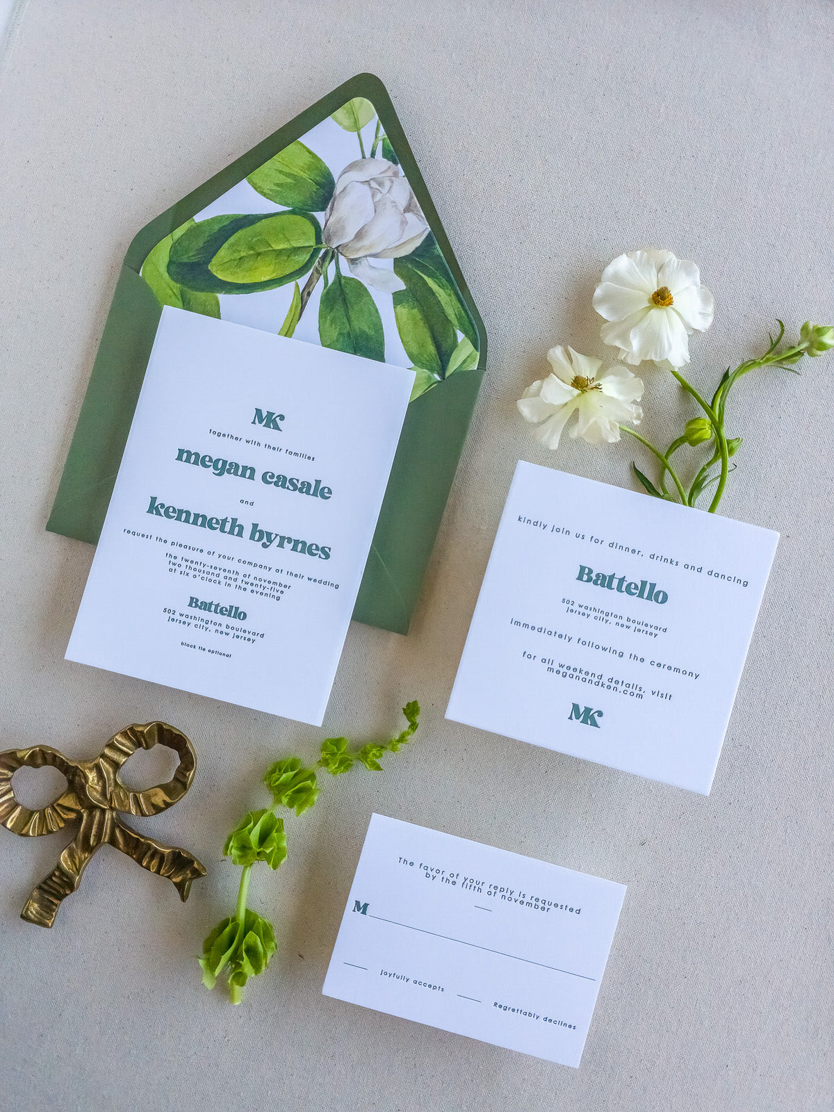 Modern and Colorful Wedding Invitations