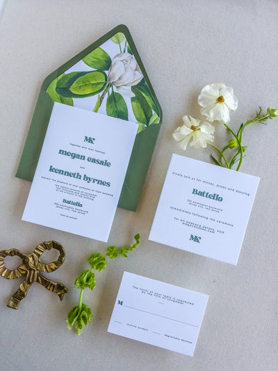 Modern and Colorful Wedding Invitations