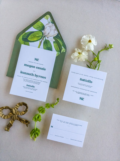 Modern and Colorful Wedding Invitations