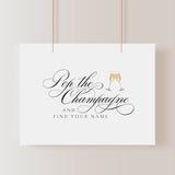 Pop the Champagne Sign - Lively House & Home - Wedding Sign