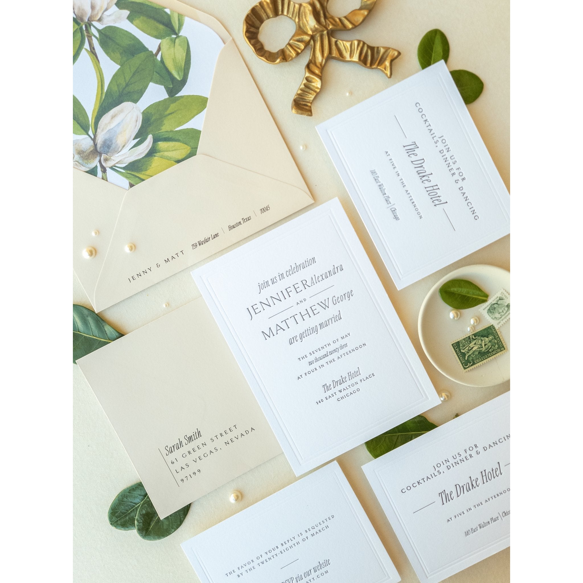 Modern Wedding Invitations - Lively House & Home